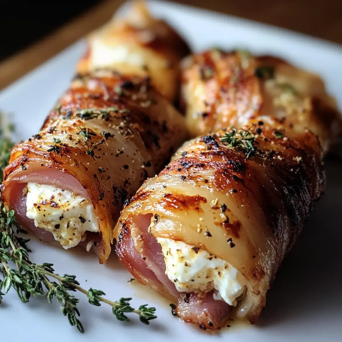 Perfekte Gegrillte Feta-Schinkenröllchen Zuhause 2 Gegrillte Feta-Schinkenröllchen