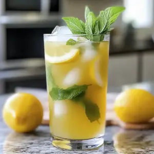 Gesündere Grüntee-Limonade
