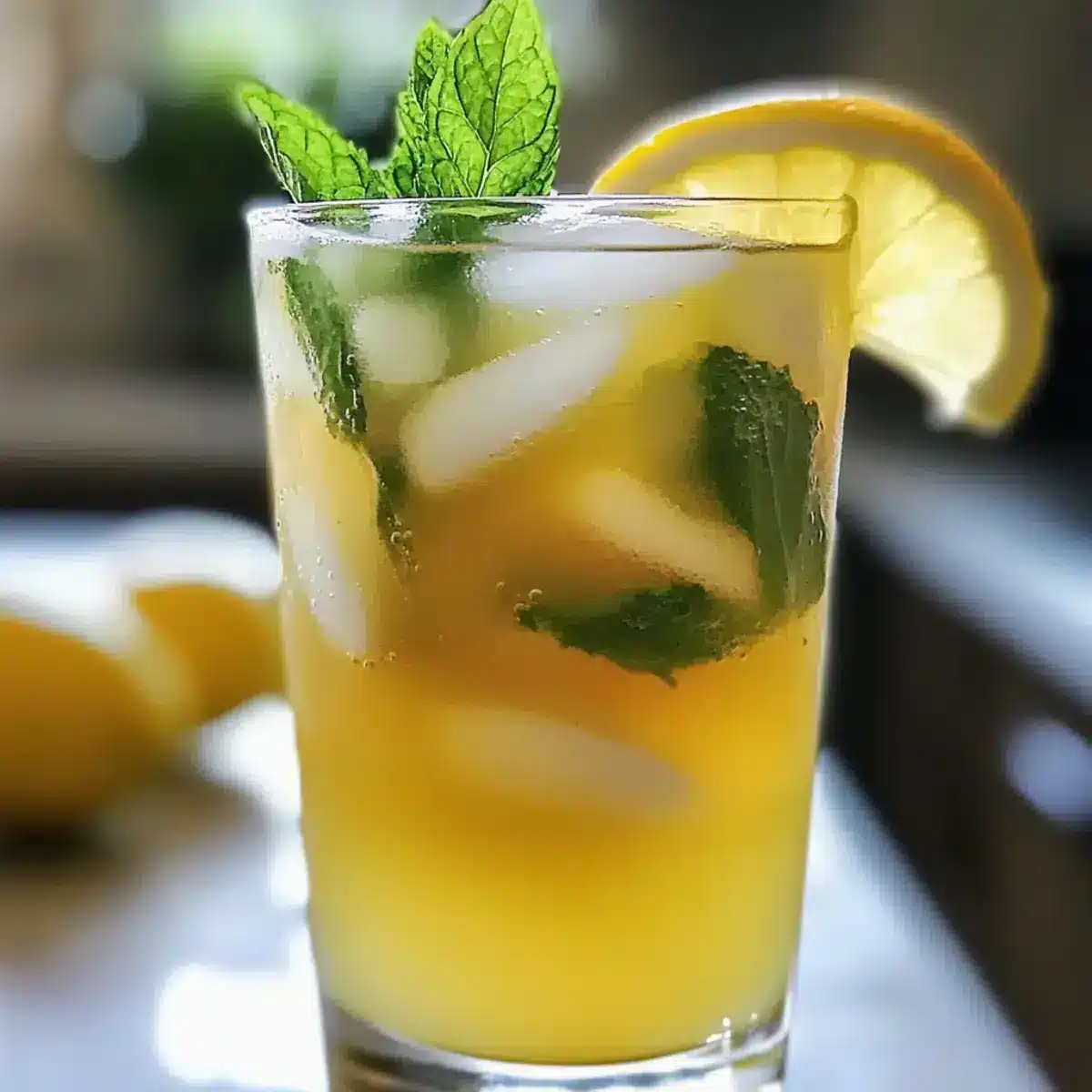 Gesündere Grüntee-Limonade
