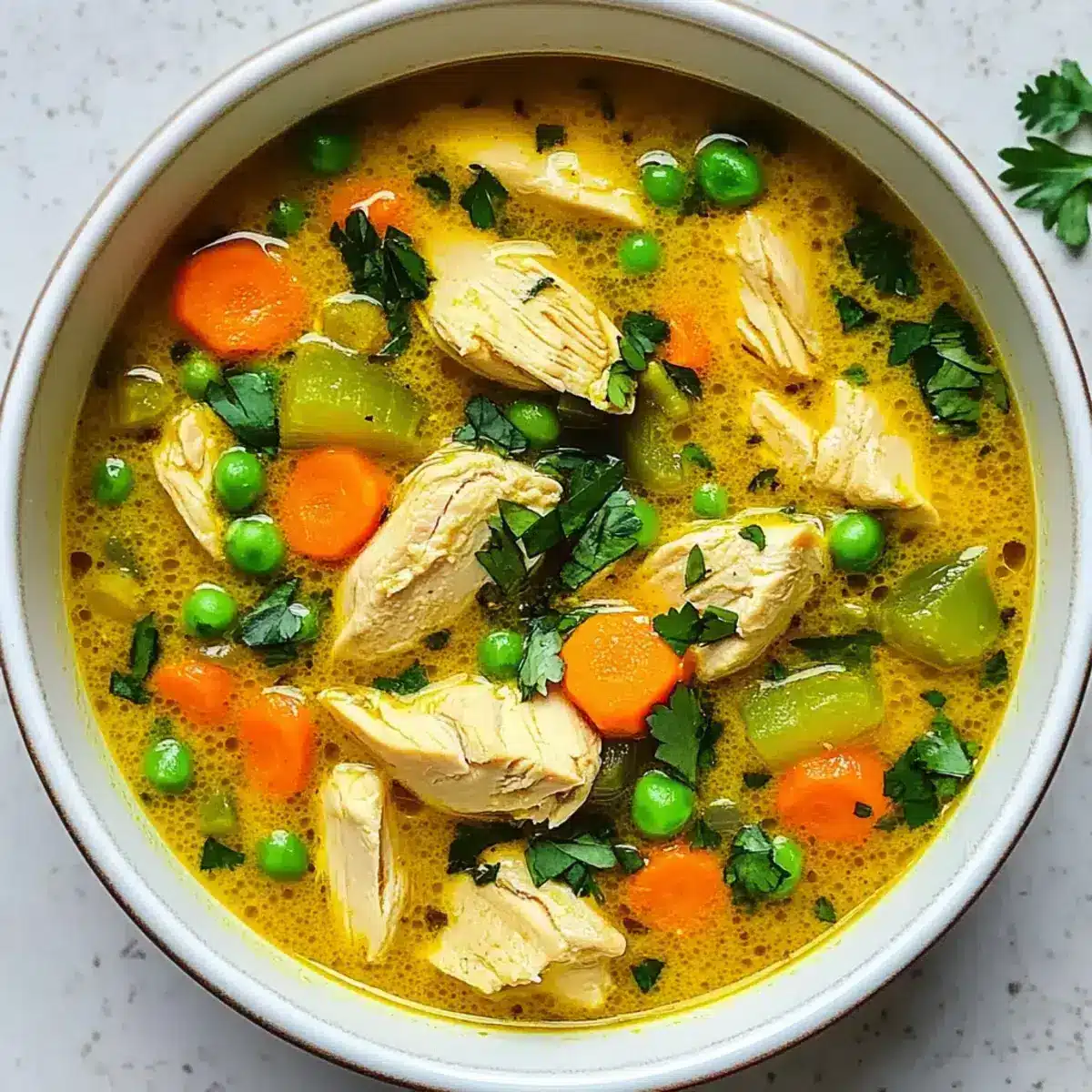 Goldene Kurkuma-Hühnchen-Suppe für gute Laune 2 Goldene Kurkuma-Hühnchen-Suppe