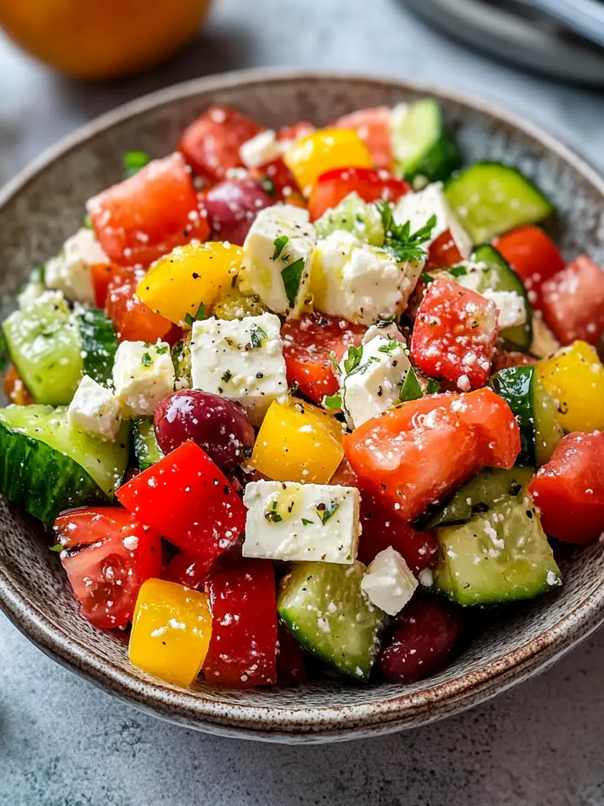 Griechischer Bauernsalat: Irresistible und frische Wahl 2 Griechischer Bauernsalat