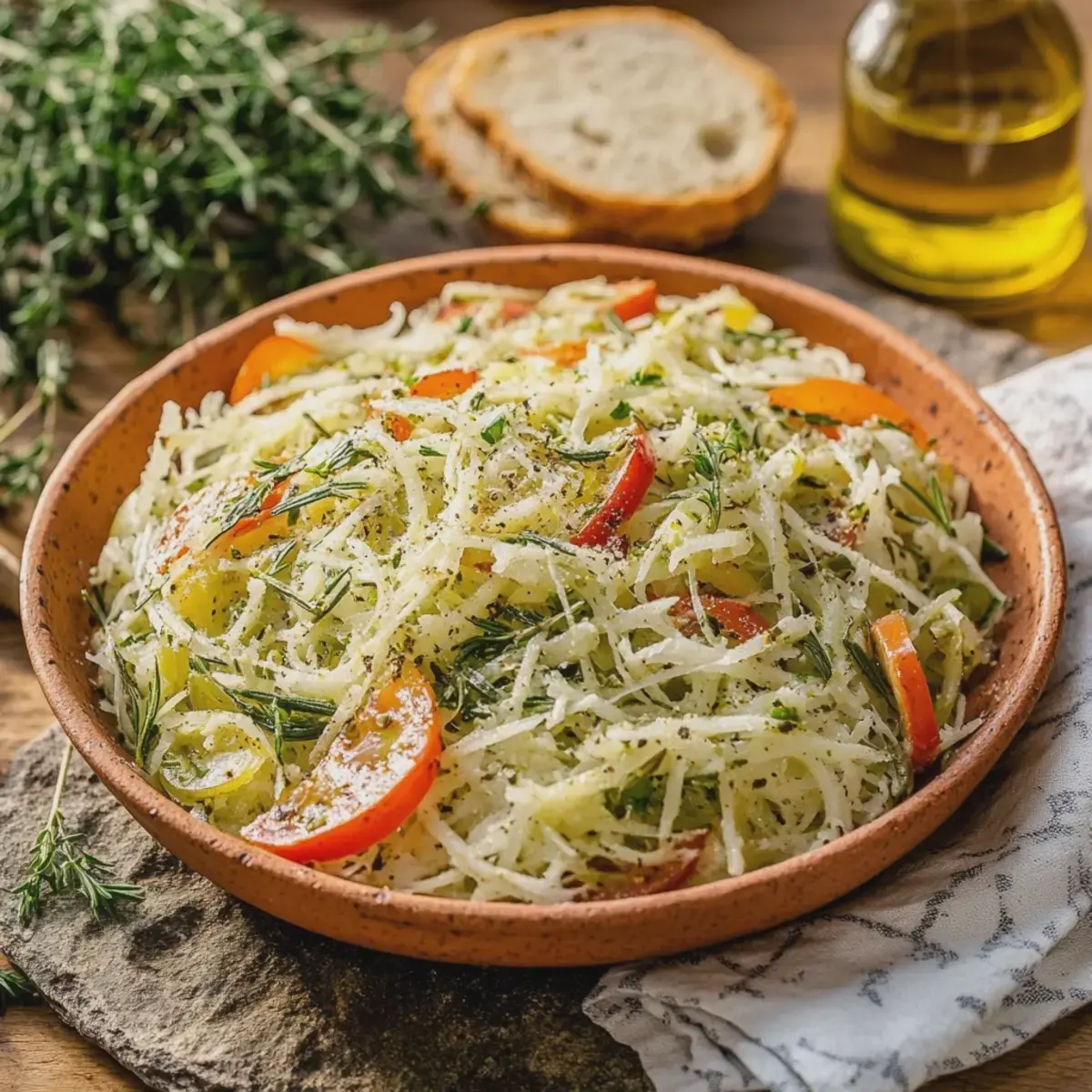Griechischer Krautsalat frisch und voller Aromen 2 Griechischer Krautsalat