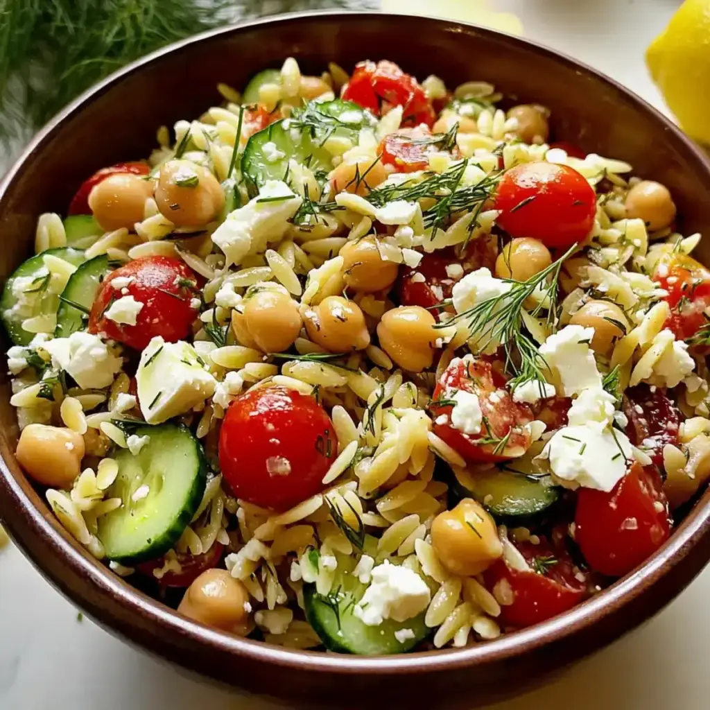 Griechischer Orzo-Salat
