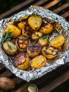 Köstliche Grillkartoffeln in Alufolie
