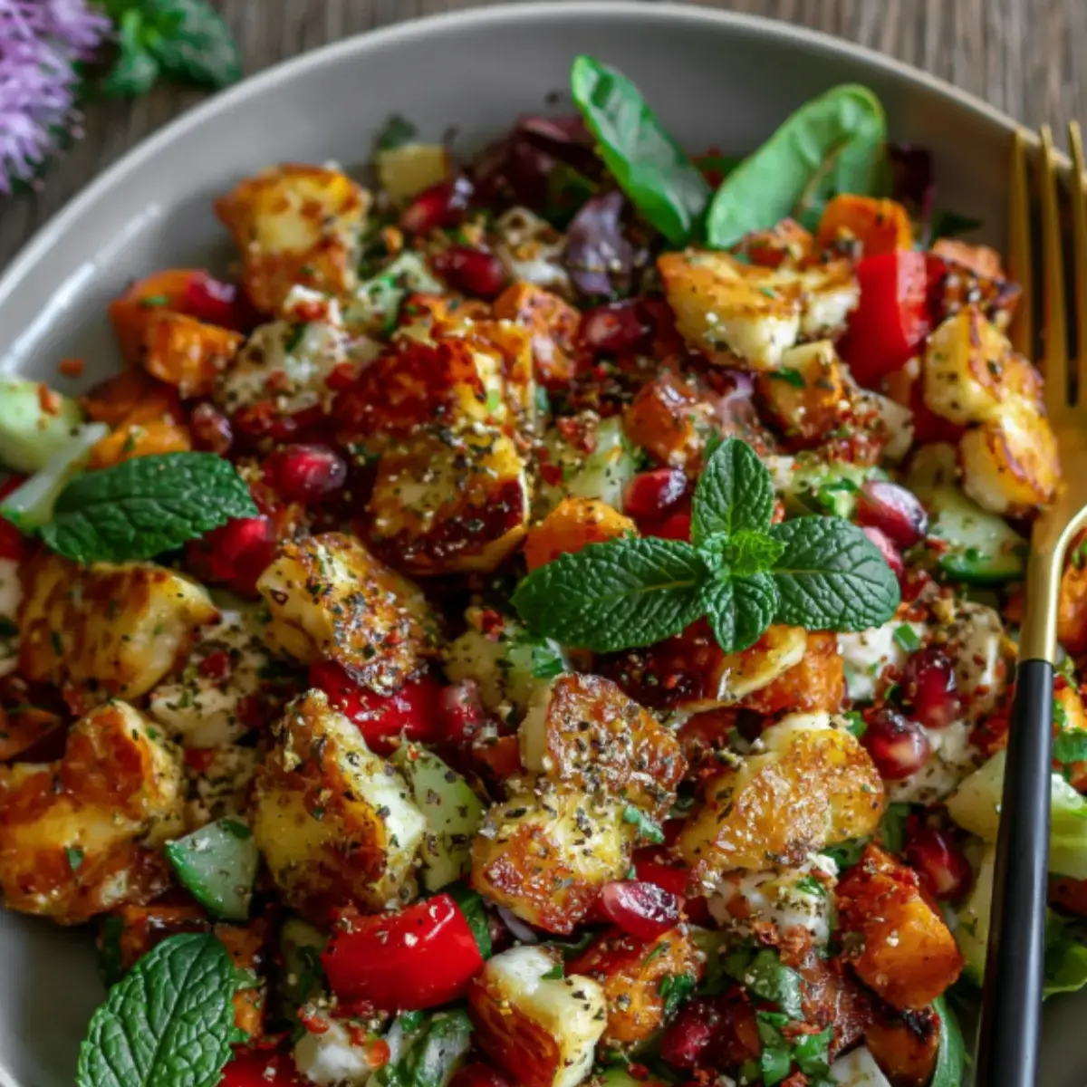Halloumi Salat