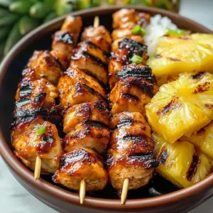 Einfache Hawaiianische Hähnchen-BBQ