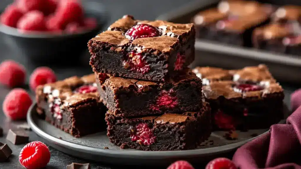 Himbeer-Swirl-Brownies Rezept