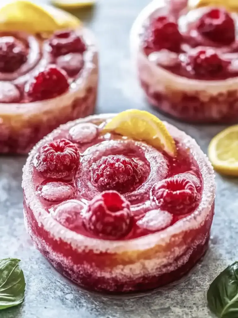 Himbeer-Zimtschnecken mit Zitronenglasur