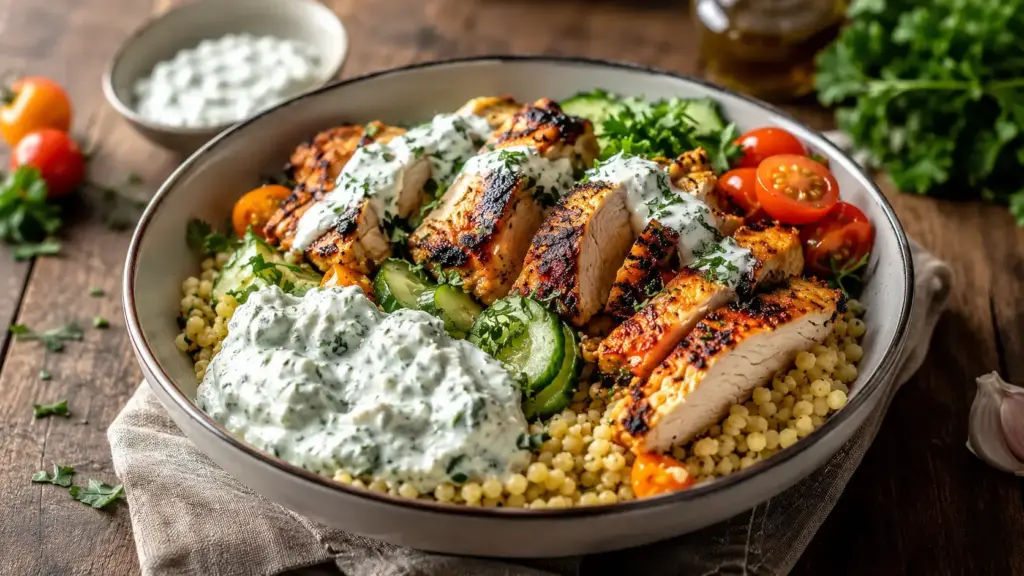 Hähnchen Couscous Bowls