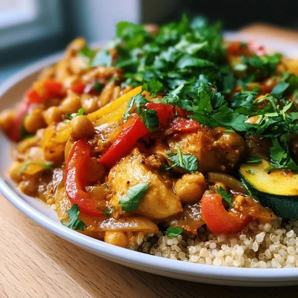 Hähnchen-Kichererbsen-Curry