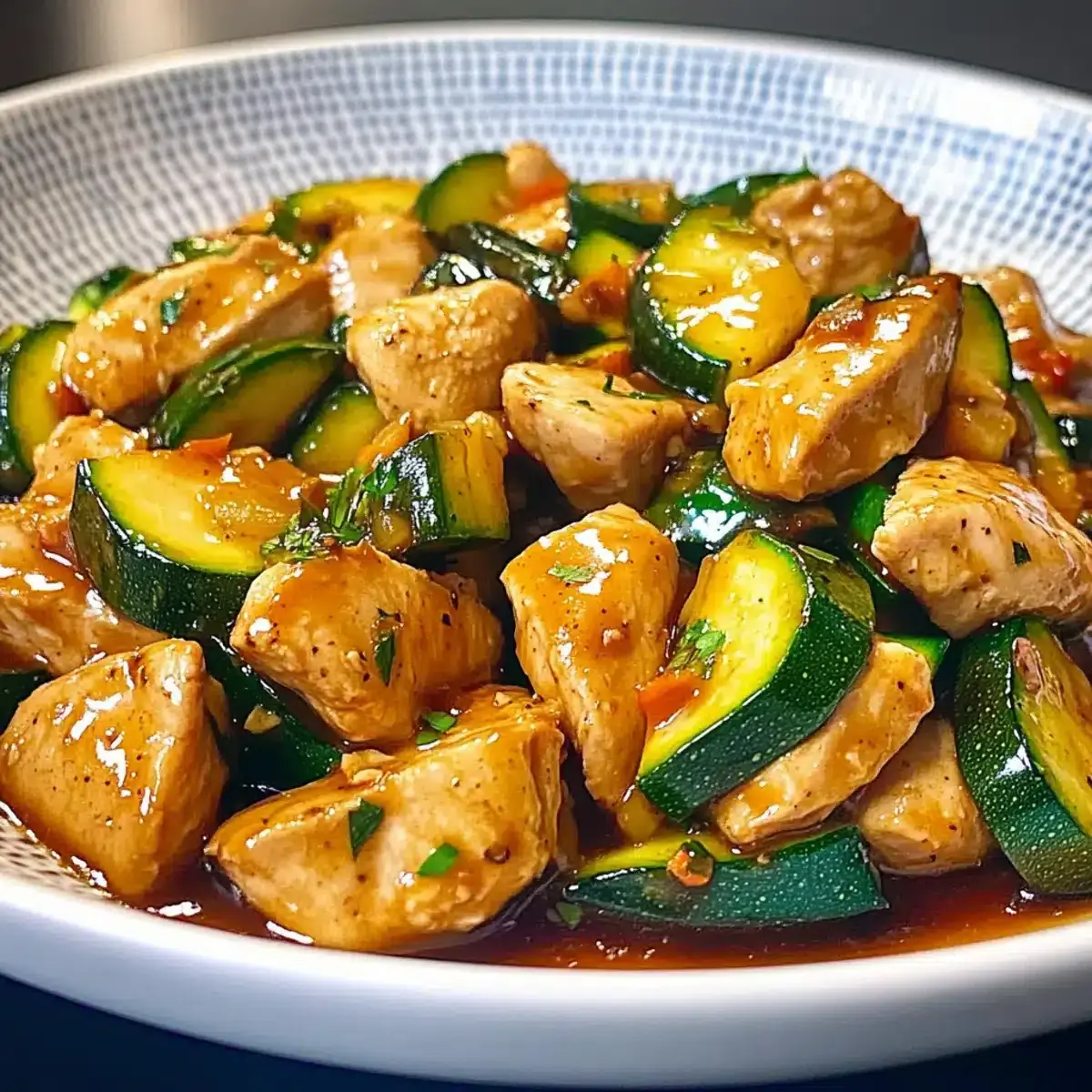Hühnchen Zucchini Pfanne
