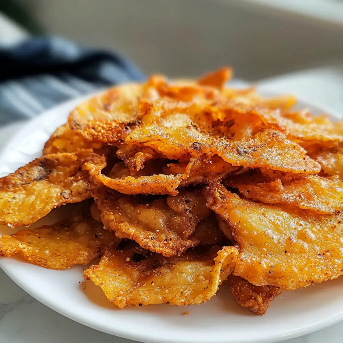 Hühnhautchips Rezept