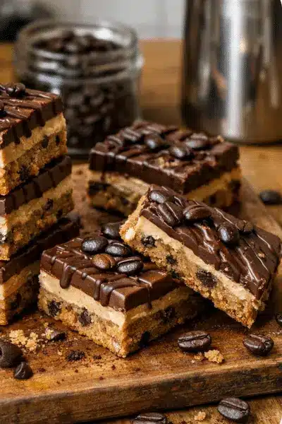 Kaffee Cookie Bars – Einfaches Rezept mit Toffee-Geschmack 2 Kaffee Cookie Bars