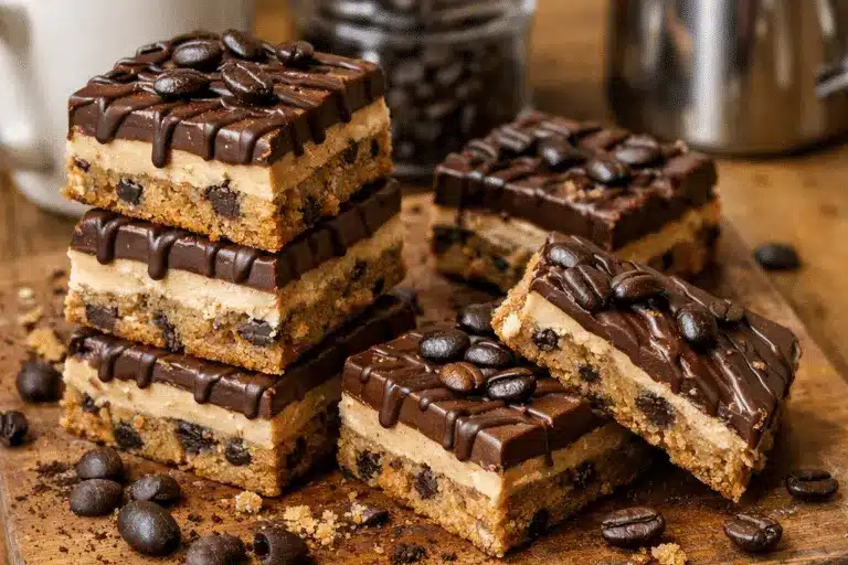 Kaffee Cookie Bars