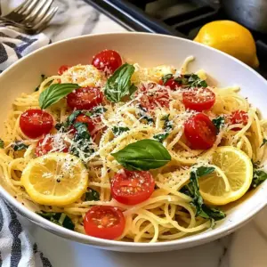 Erfrischender Kalte Zitronen-Capellini-Salat