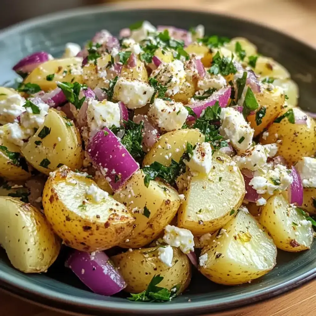 Kartoffel- und Feta-Salat
