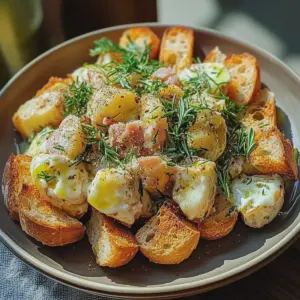 Knuspriger Kartoffelsalat