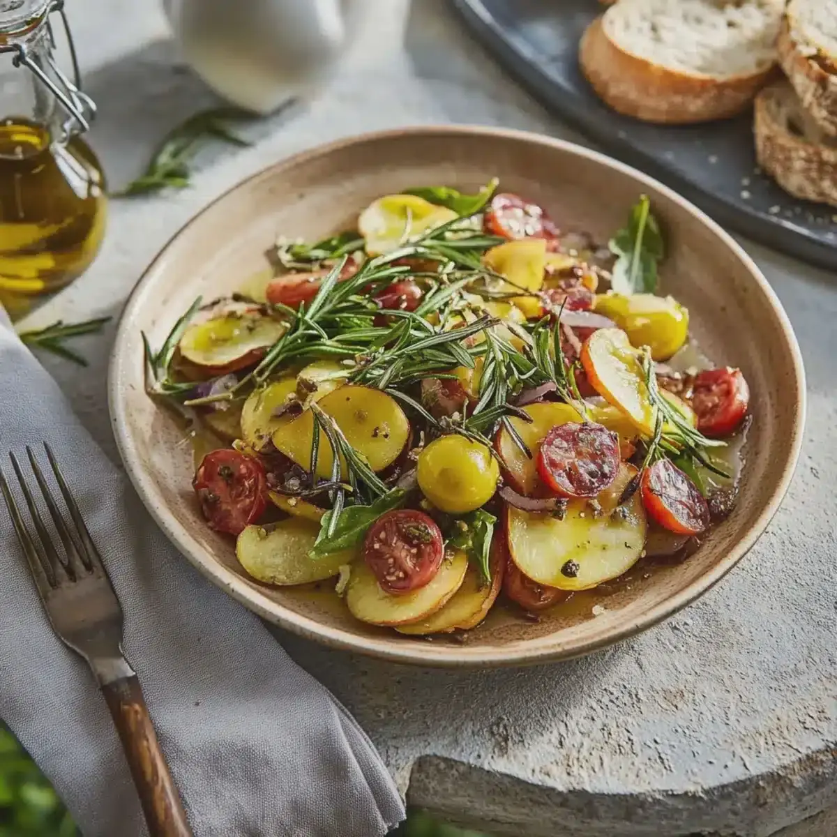 Kartoffelsalat mediterran