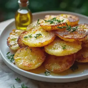 Knusprige Kartoffelscheiben aus dem Ofen