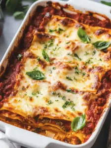 Klassische Lasagne Auflauf
