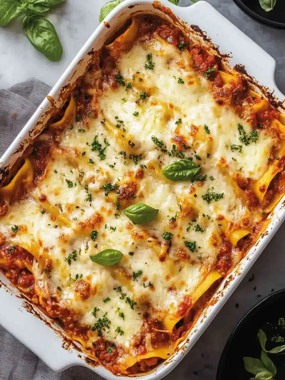 Klassische Lasagne Auflauf