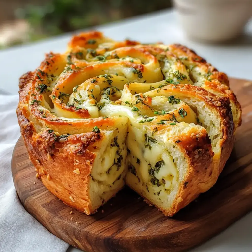Knoblauch Kräuter Käsebrot Rezept