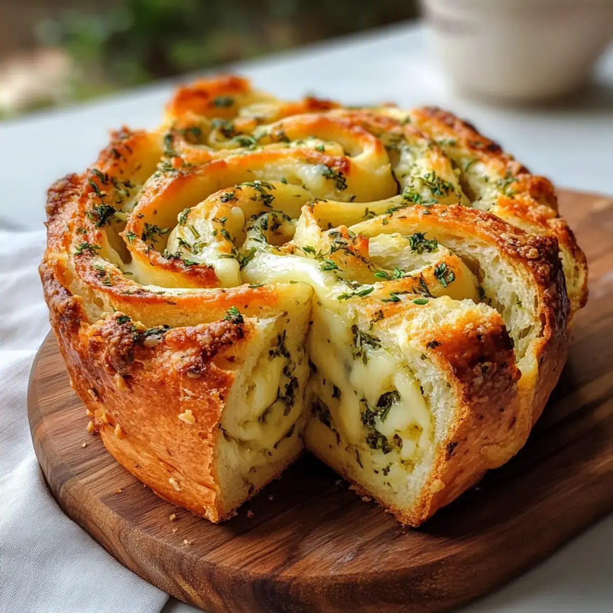 Knoblauch Kräuter Käsebrot Rezept