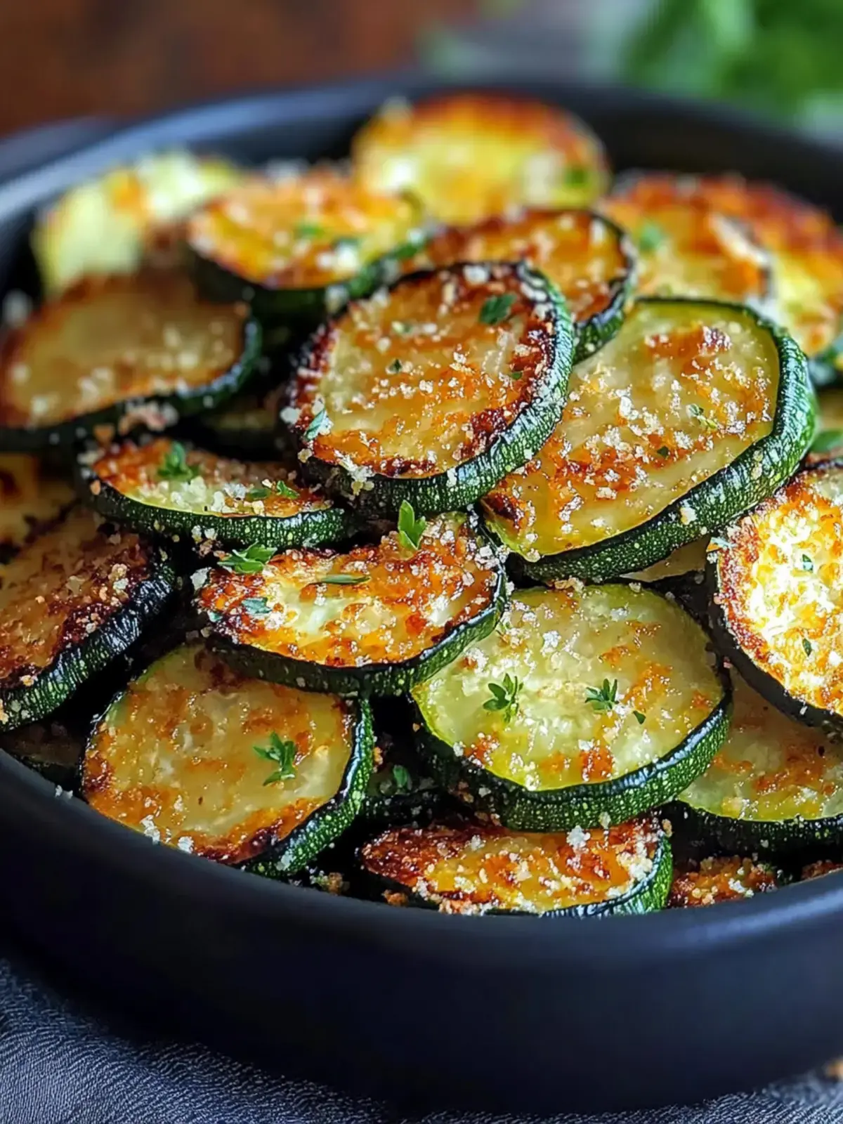 Knusprige Zucchini Heißluftfritteuse