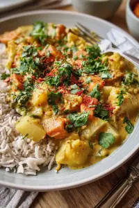 Cremiges Kohlrabi Curry