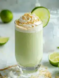 Cremig Lecker Ultimative Kokosnuss Key Lime Pie Smoothie