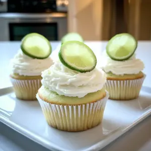 Kokosnuss-Muffins mit Limettenfrosting