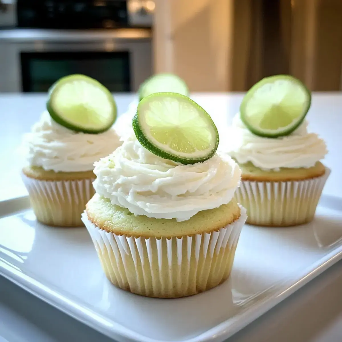 Kokosnuss Muffins mit Limettenfrosting