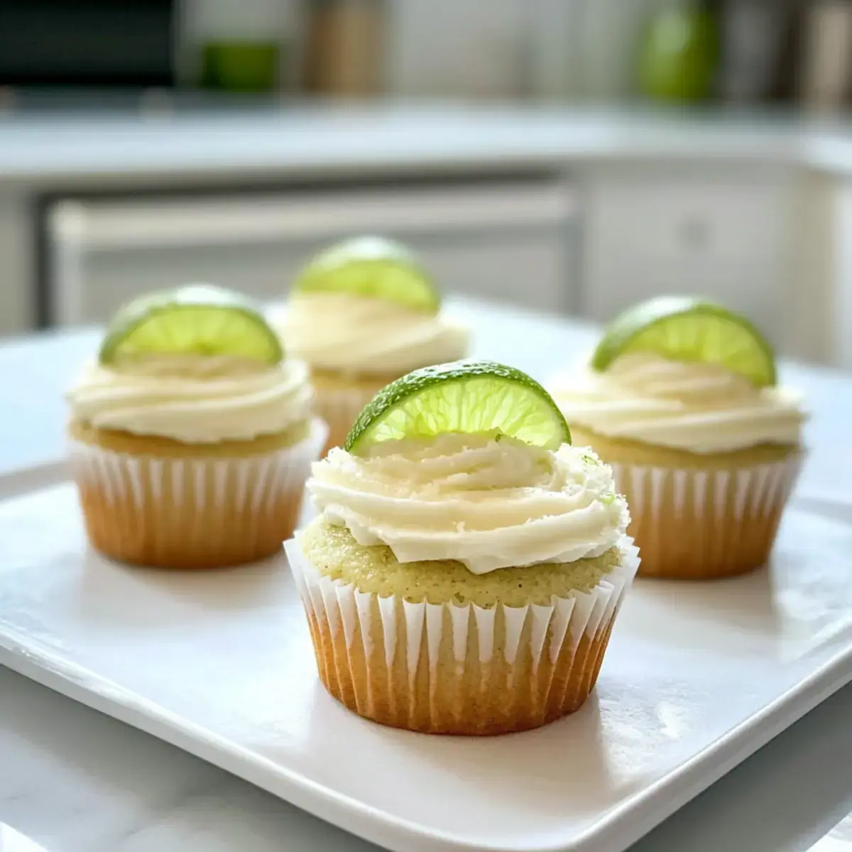 Kokosnuss Muffins mit Limettenfrosting