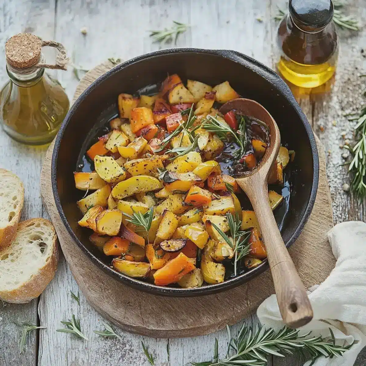 Kürbis Gemüse Pfanne