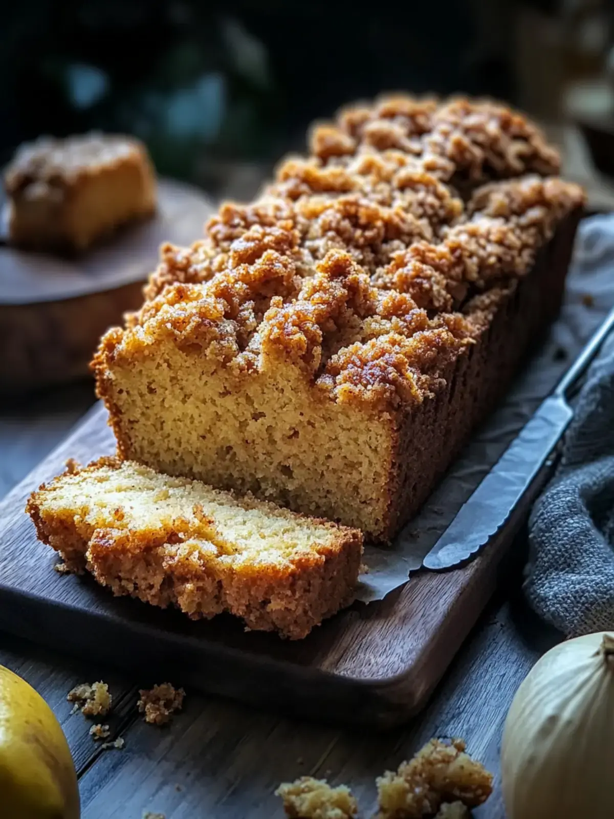Kürbis Streusel Brot