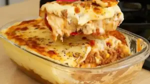 Herzhafter Hackfleisch-Lasagne-Auflauf