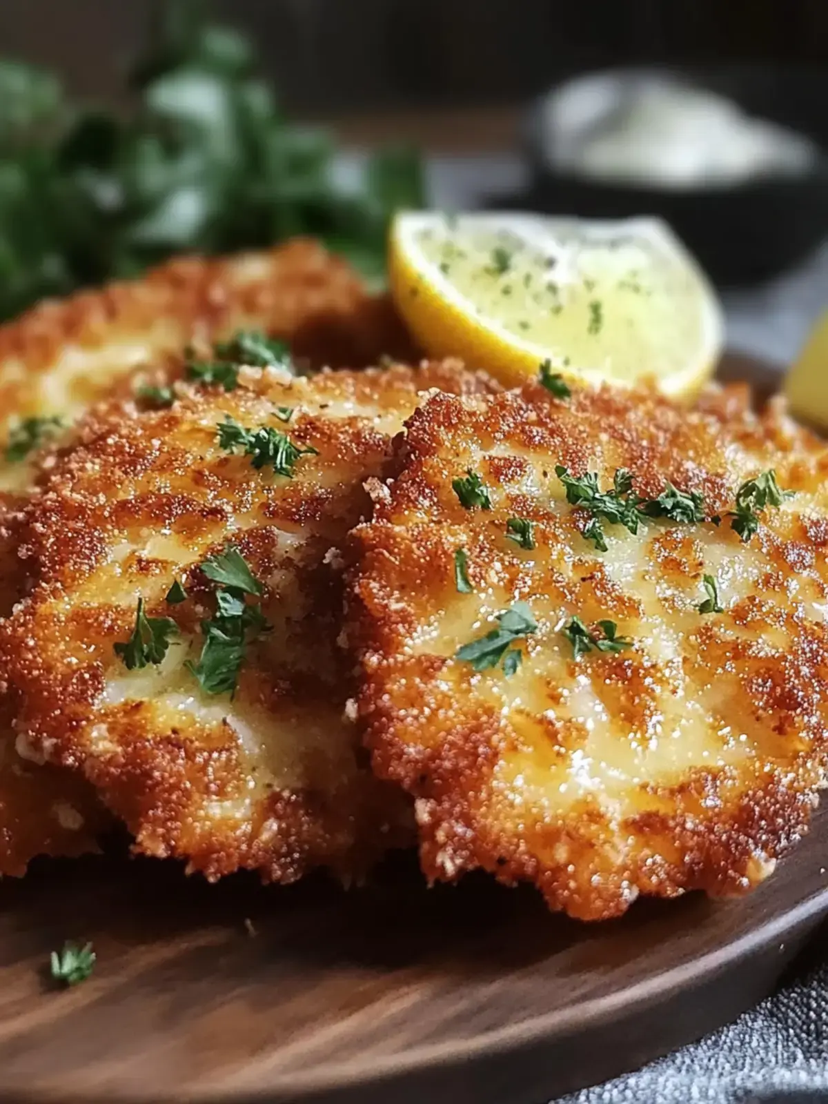 Luftfritteuse Parmesan Hähnchenbrustfilets