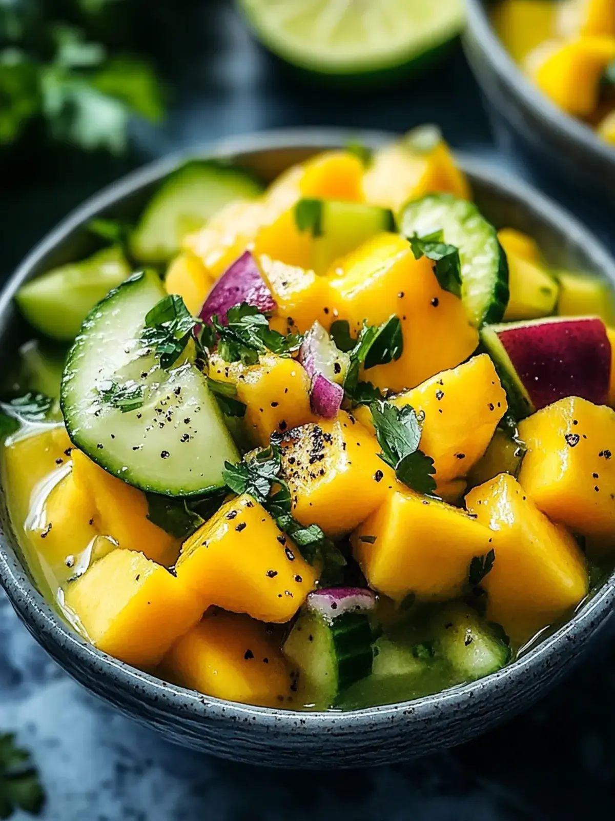 Mango-Gurken-Salat Rezept