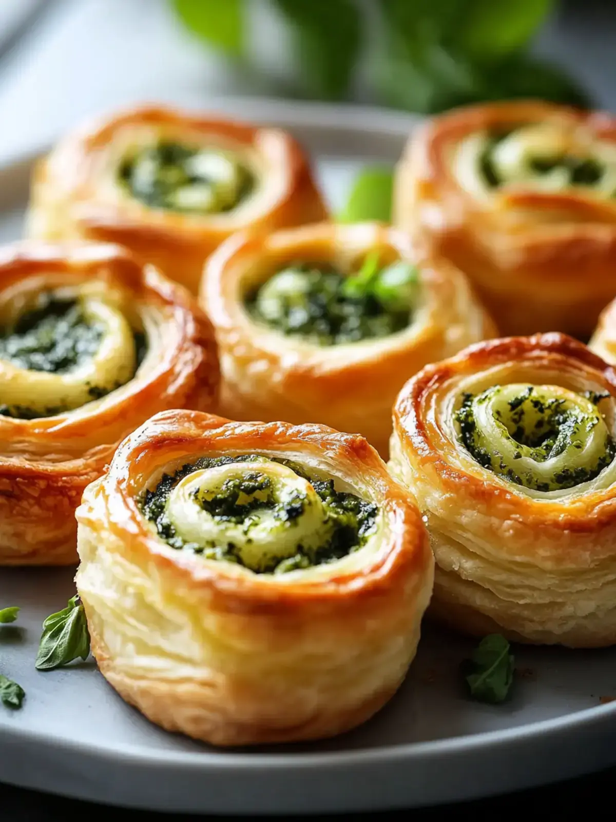 Knusprige Mini Blätterteig Schnecken – Ein einfaches, köstliches Rezept 2 Mini Blätterteig Schnecken