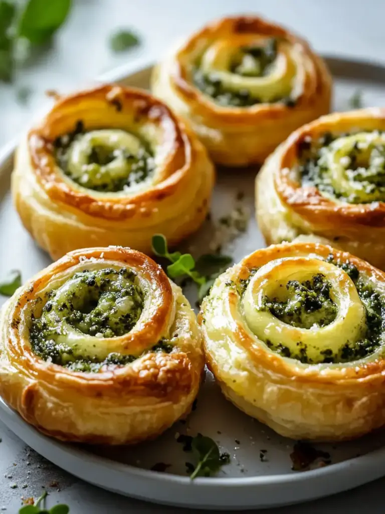 Mini Blätterteig Schnecken