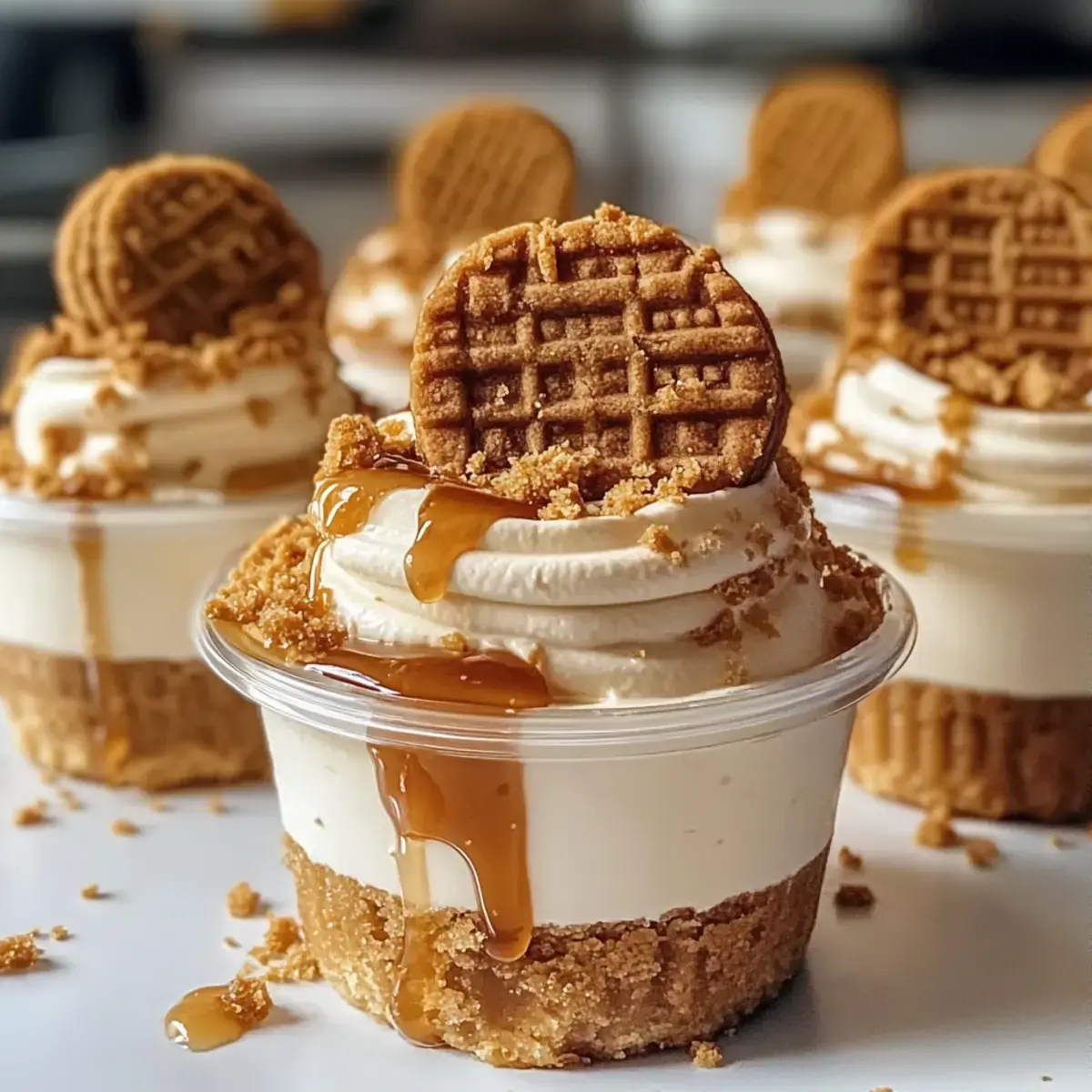 No-Bake Biscoff-Käsekuchenförmchen