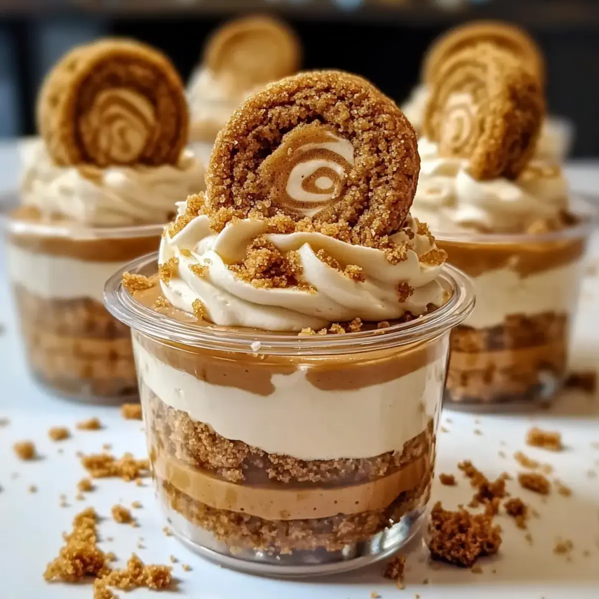 No-Bake Biscoff-Käsekuchenförmchen