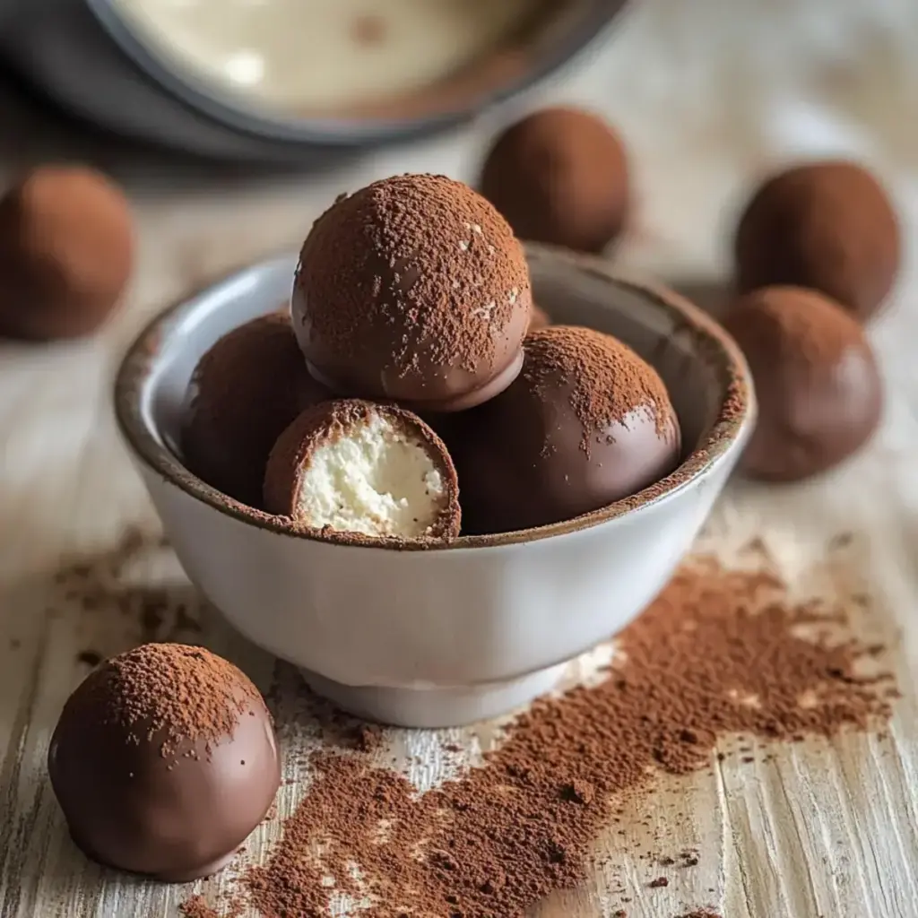 No Bake Tiramisu Trüffel