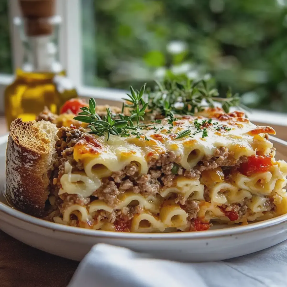 Nudelauflauf mit Hackfleisch
