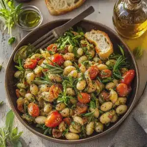 Gesunder Nudelsalat mit Rucola und Pesto Rosso