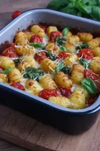 Cremige Ofen Gnocchi mit Gemüse