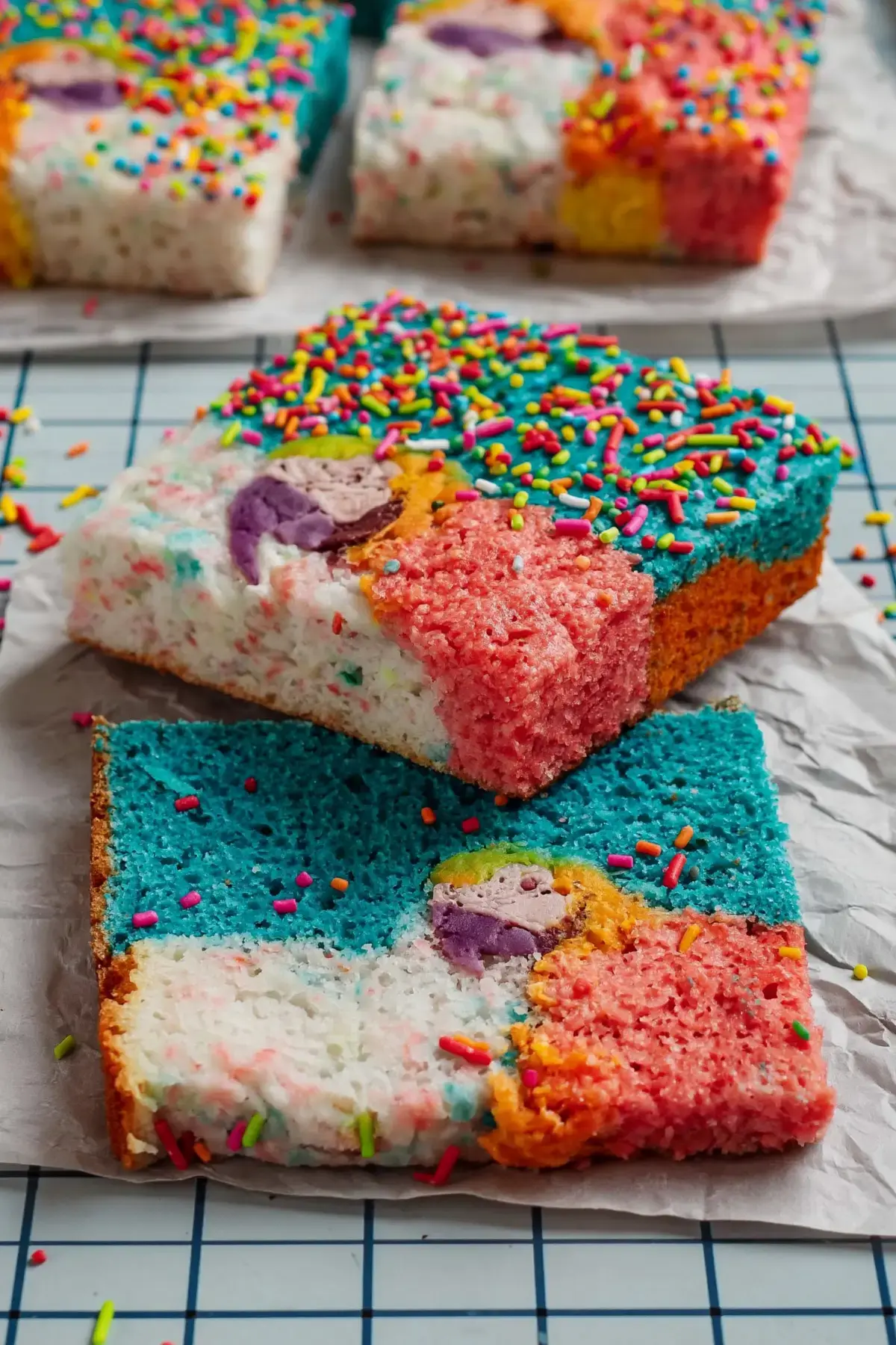 Papageienkuchen vom Blech