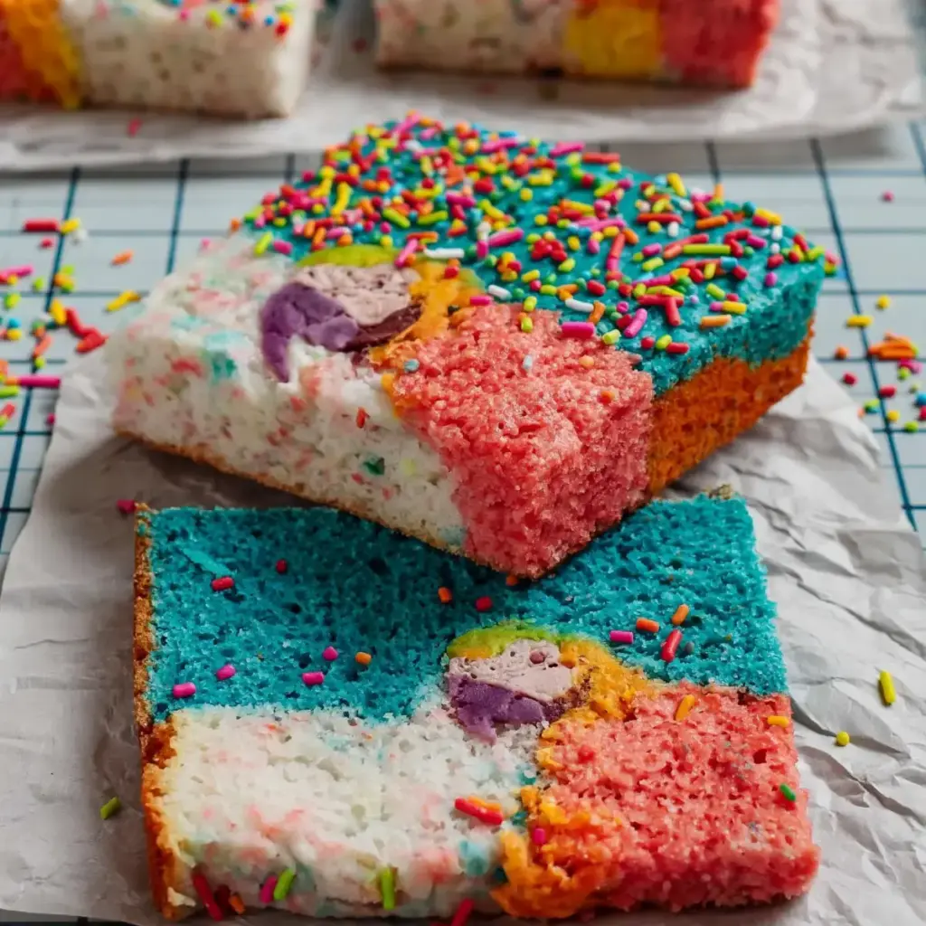 Papageienkuchen vom Blech