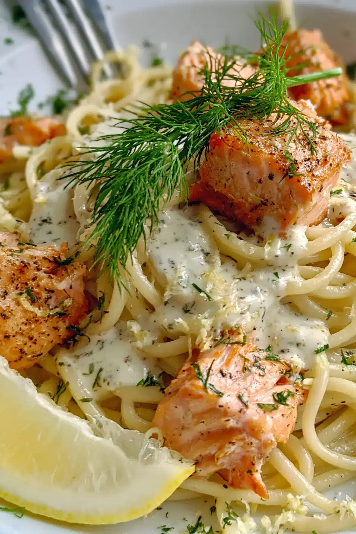 Pasta mit Lachs an leichter Zitronensauce – leicht & köstlich - Muma’s Kitchen 2 Pasta mit Lachs