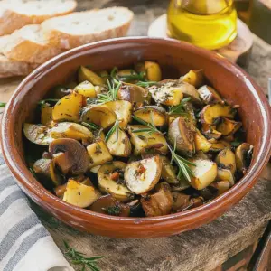 Pilz Zucchini Pfanne würzig
